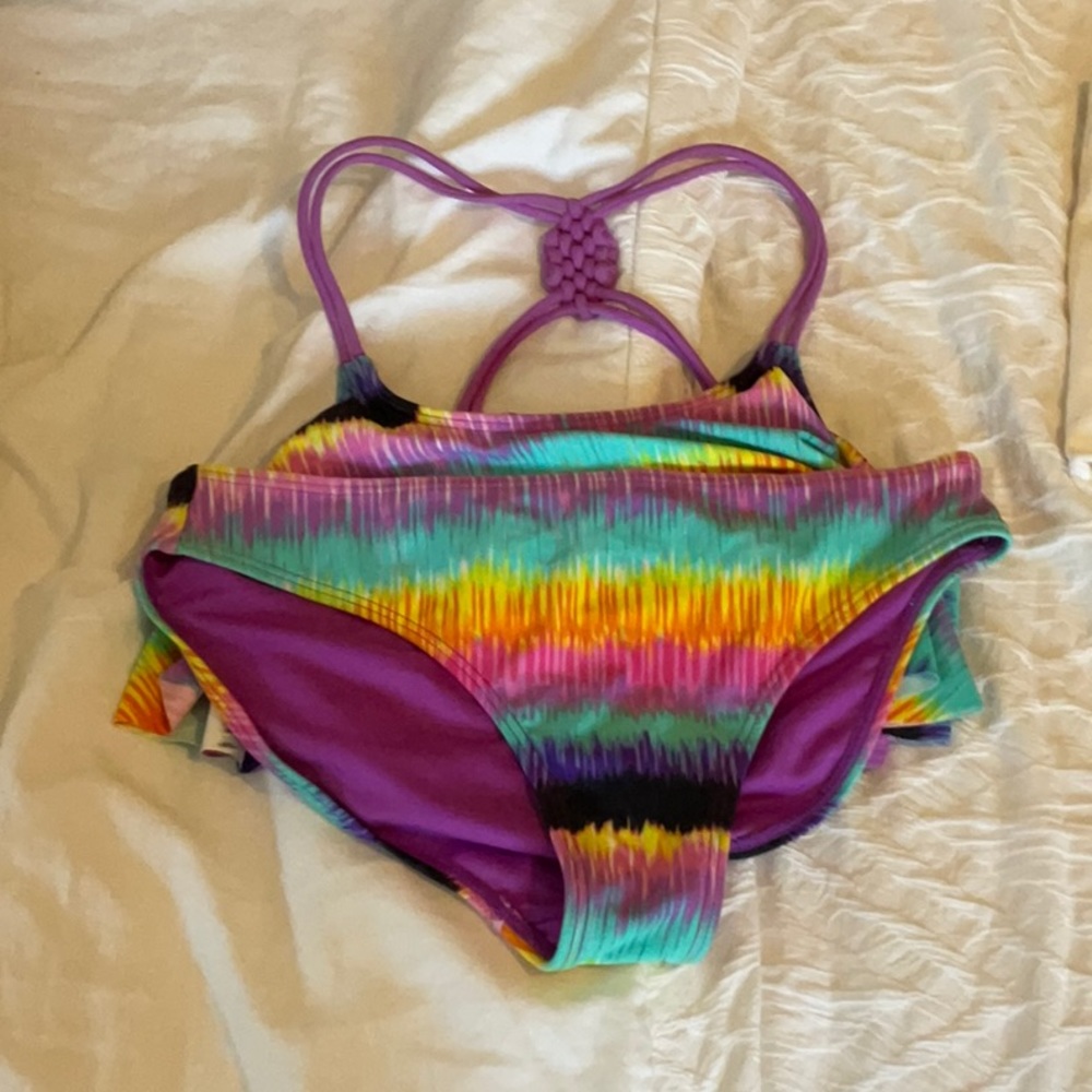 This is a 2 piece bathing suit